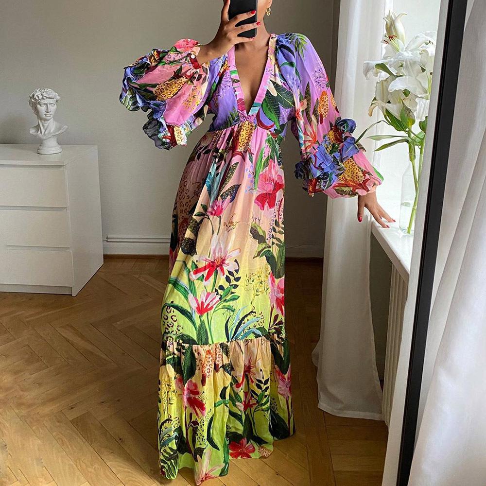 Silvique | A-Line Flower Dress