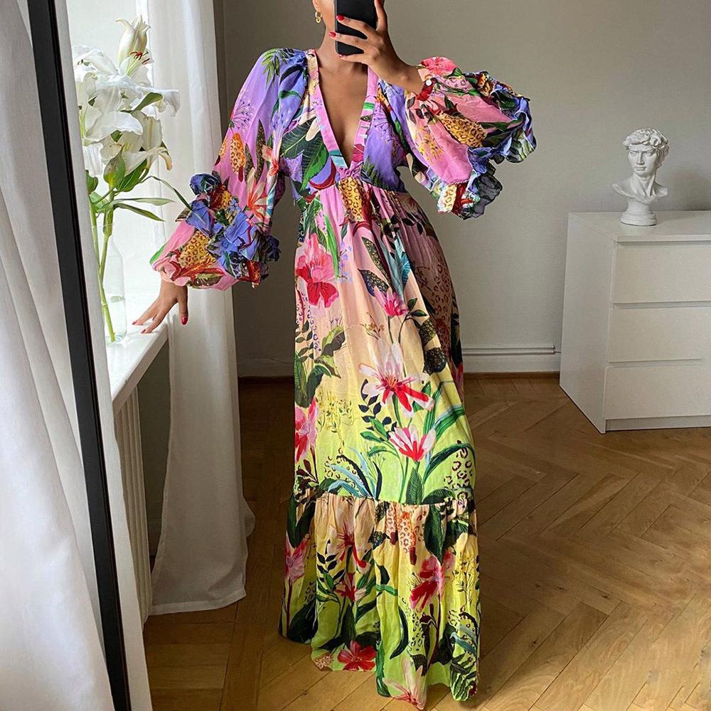 Silvique | A-Line Flower Dress